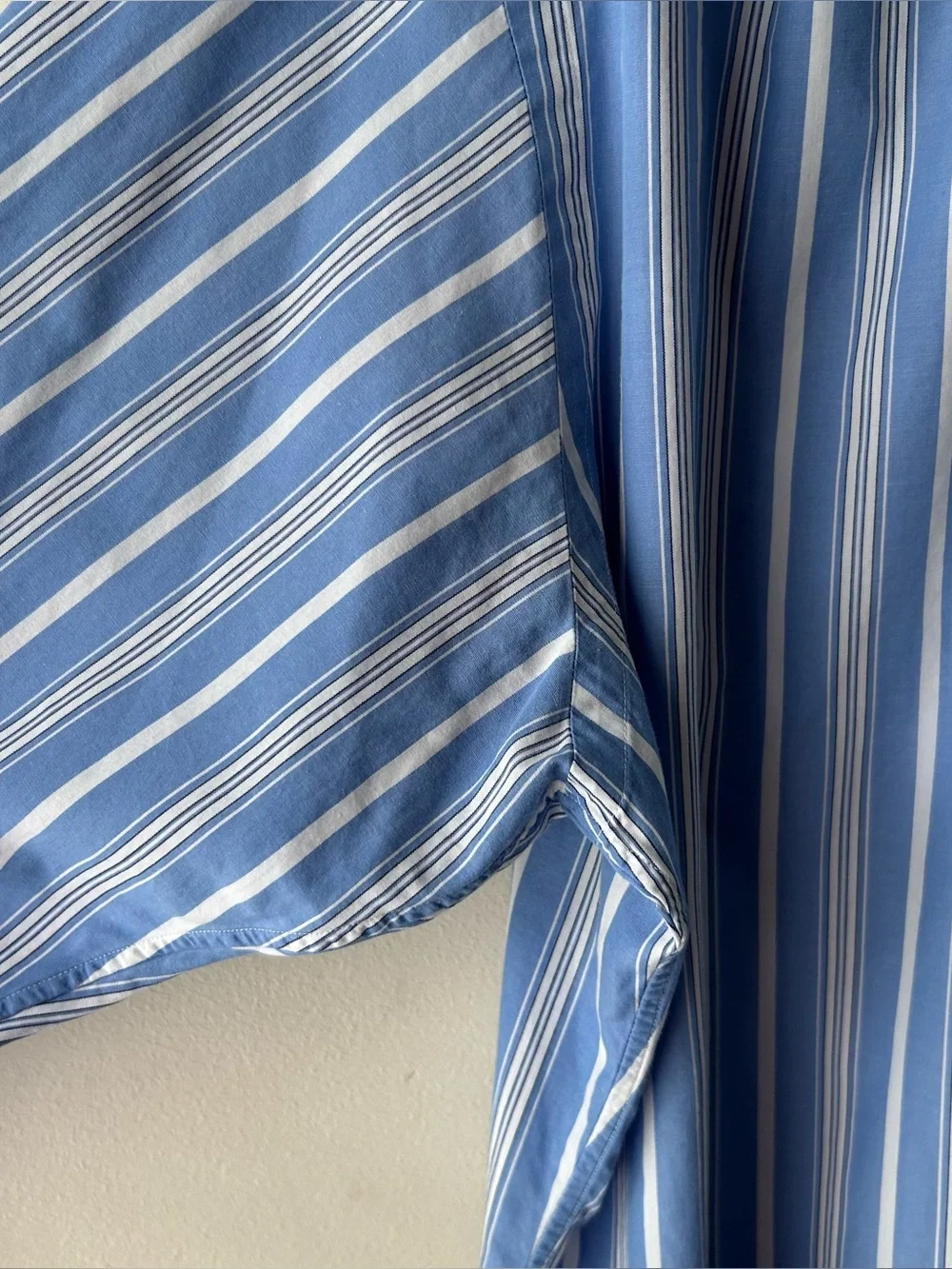 Polo Ralph Lauren Philip 100% Cotton Button Down Shirt 16.5” Neck Blue White